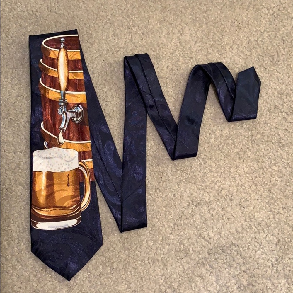 Beer keg tie funny novelty party 🤠